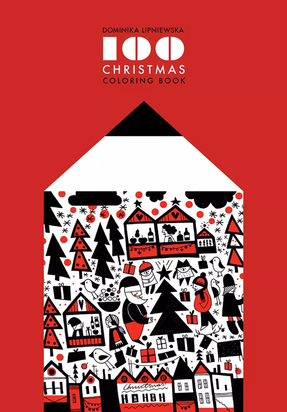 100 Christmas Coloring Book