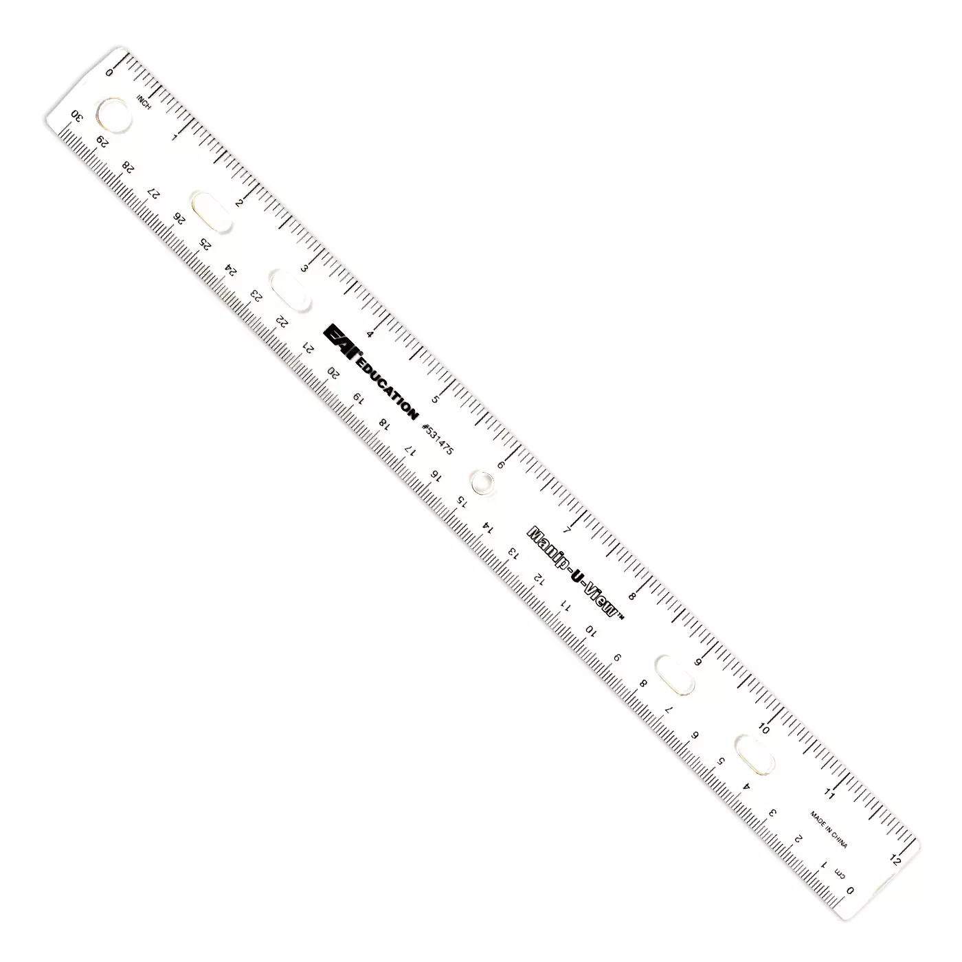 12-ruler-clear 12" Ruler - Clear