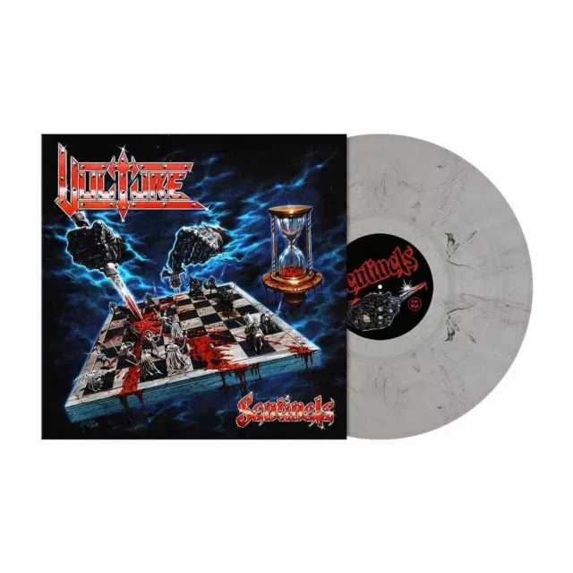 vulture-sentinels-crystal-clear-w-black-smoke-lp-vinyl Vulture - Sentinels (Crystal Clear W/ Black Smoke LP Vinyl)